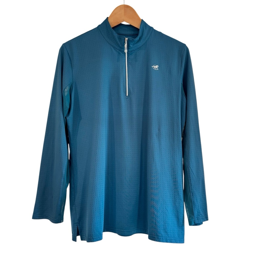 Sun Shield x SmartPak Equestrian Women’s L  Hadley 1/4 Zip Pullover Long Sleeve